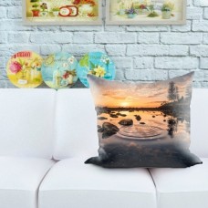 Декоративная подушка 'На закате', 45x45 см, габардин