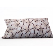 Декоративная подушка 'Шоколадные цветы', 25X45 см.
