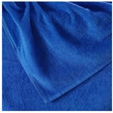 Махровое покрывало-простынь синее 100*180см, плотность 400гр/м2, Туркмения