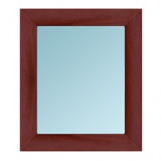 Зеркало в деревянной рамке ИТАЛЬЯНСКИЙ ОРЕХ 500х800 МДФ, код: 40924