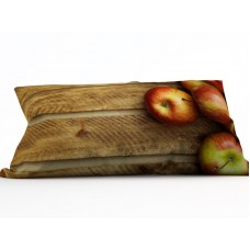 Декоративная подушка 'Деревенские яблочки', 25X45 см.