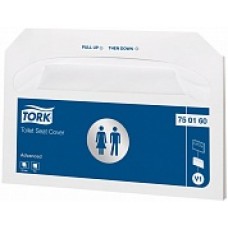 Индивидуальные бумажные покрытия Tork на унитаз - V1 (1уп/250шт)