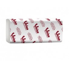 Бумажные полотенца Premium для рук V-сложение, 2 слоя, (15 пачек/200 листов)