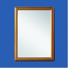 Зеркало 800х600 мм в рамке под старину светлое (45303)