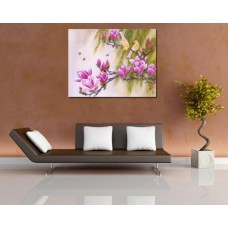 Модульная картина 'Весенний этюд', В70 x Ш90 см.