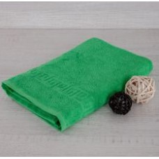 Полотенце махровое зеленый 40х70см, бордюр-греческий, 430 гр/м2, Туркмения
